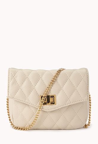 Forever 21 / Bolsa Creme Matelassê